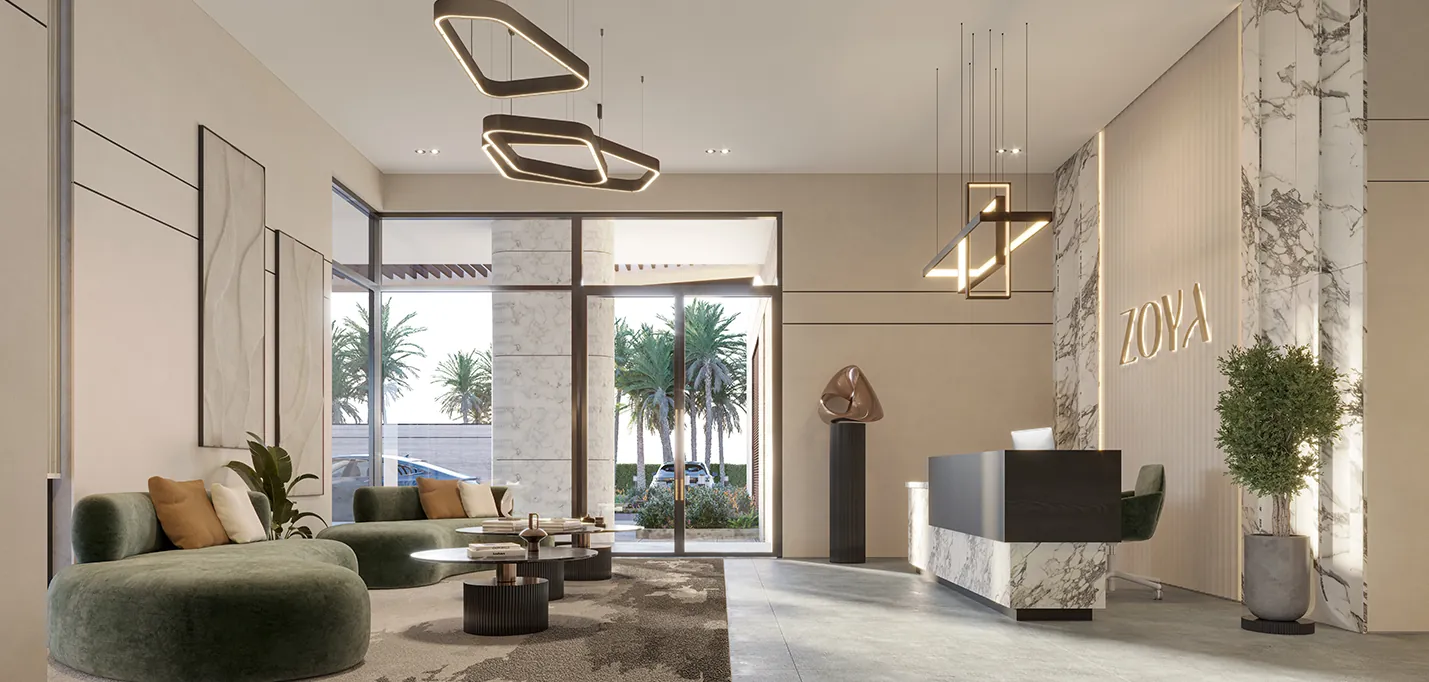 Arrival lobby and reception